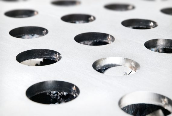 metal laser cutting small holes